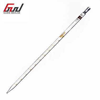 Pipette de mesure en verre de laboratoire 1 ml